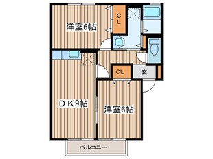 グリーンコート　Cの物件間取画像